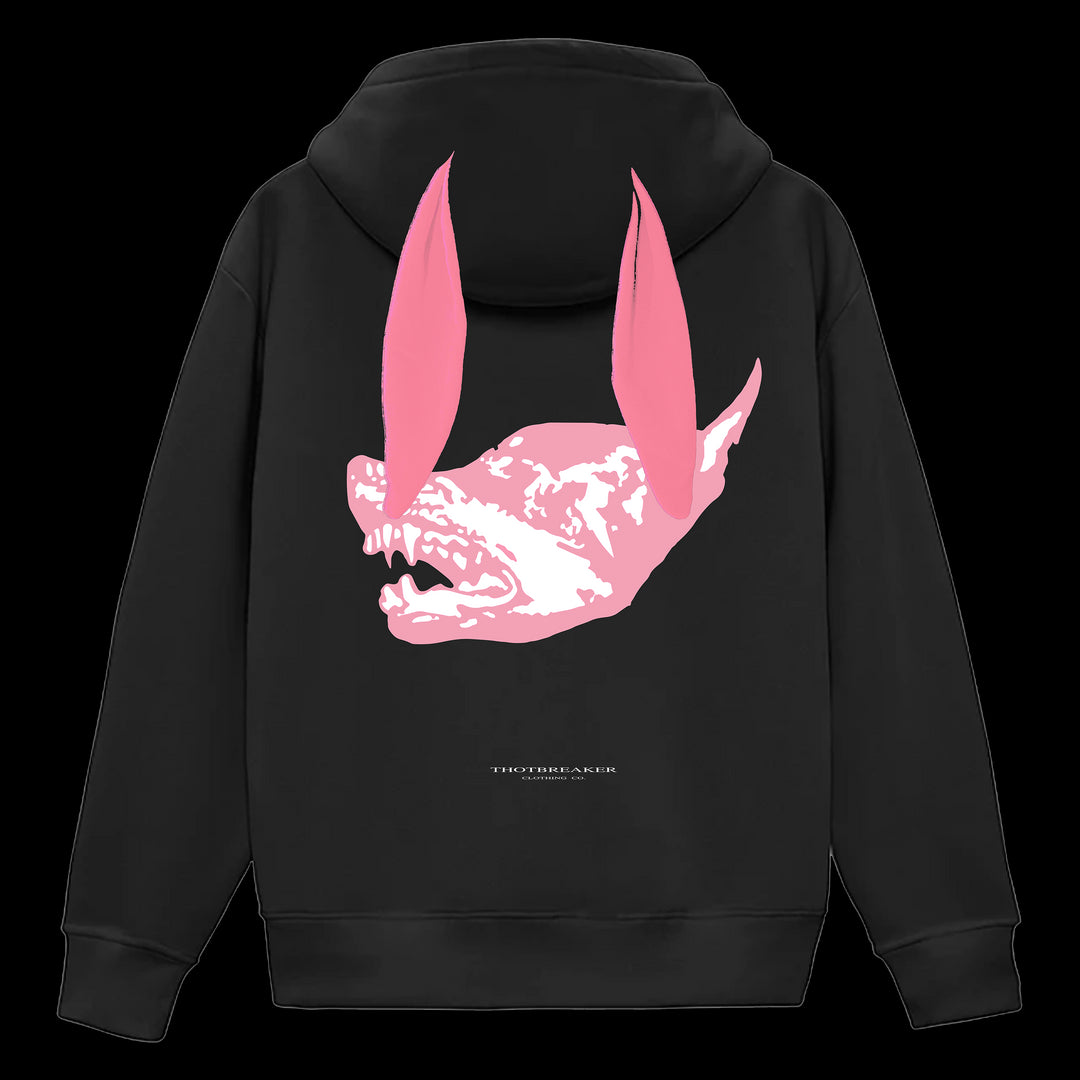 LOTSYOU ♥ Bunny Logo Hoodie Zip-up /追跡付 Bunnyhoodiezipupback_1080x.png