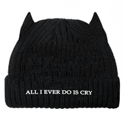 All I ever do is cry premium beanie