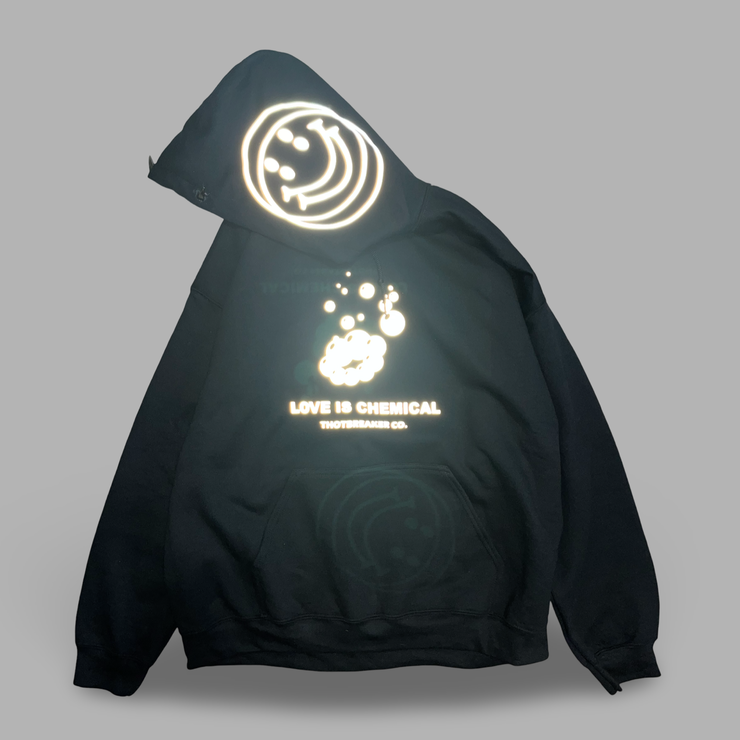 Chemical Nights reflective hoodie