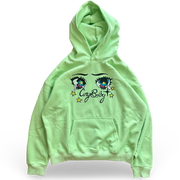 Seafoam Green Crybaby velour hoodie [limited edition]