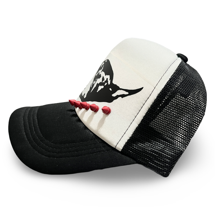 Spiked Doggo foam trucker hat