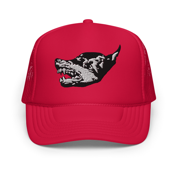 Dobermann foam trucker hat