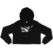 Dobermann crop hoodie