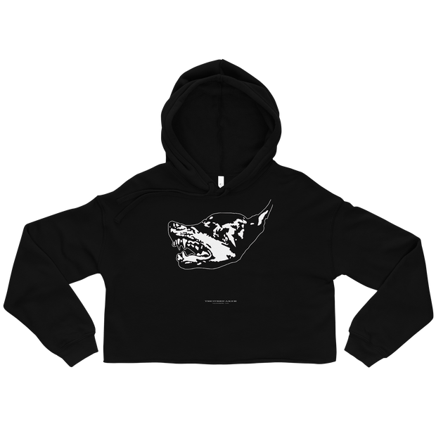 Dobermann crop hoodie