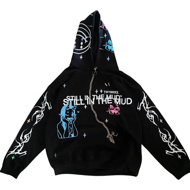 Butterfly Effect Spiked Hoodie