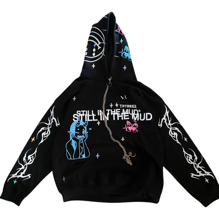 Butterfly Effect Spiked Hoodie