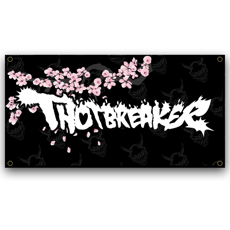 Thotbreaker Cherry Blossom Flag